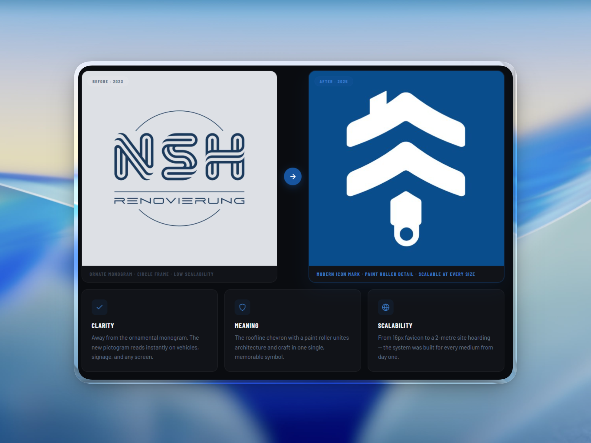 NSH Renovierung Rebrand